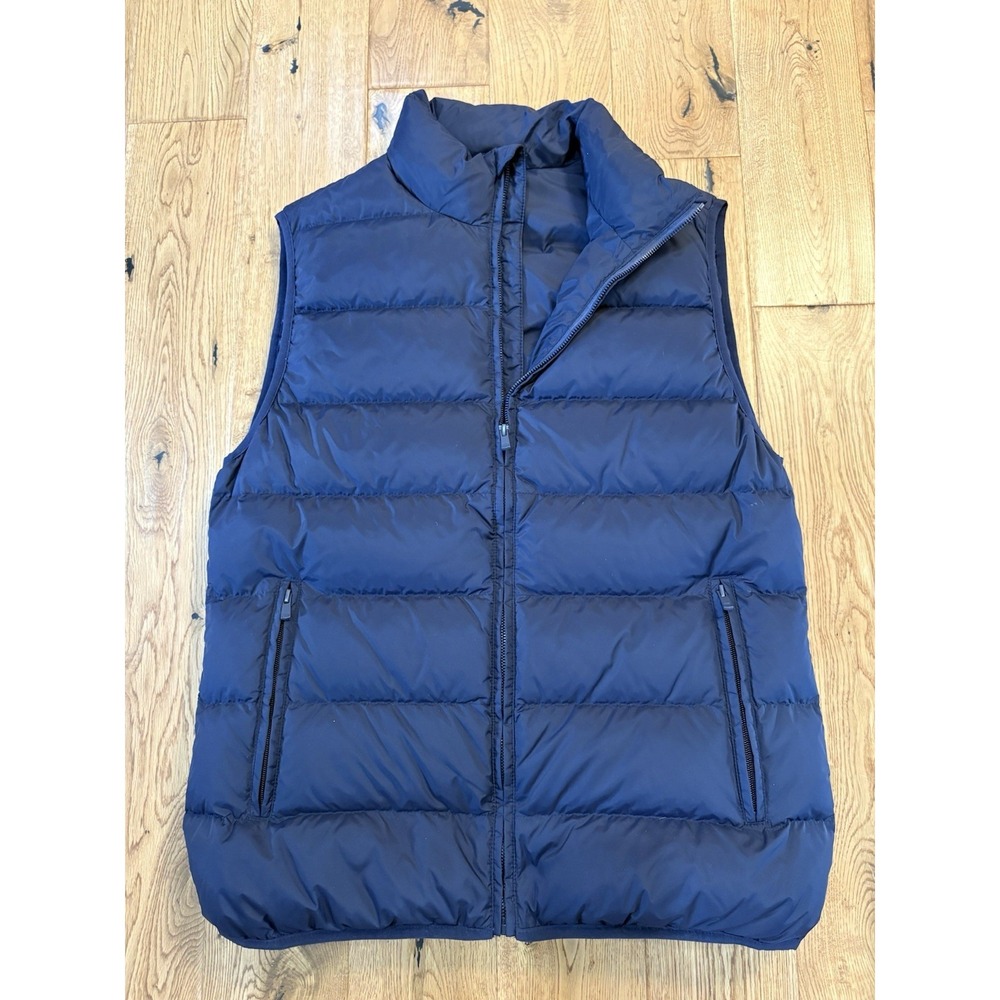 The Normal Brand Down Puffer Vest‎ Navy Size Medium